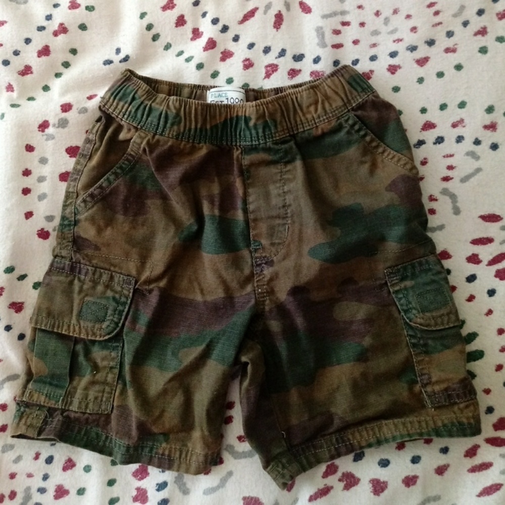 BOYS CAMO SHORTS